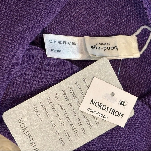 NWT Bond-Eye Imogen Dress in Purple Dahlia Shimmer - One Size - Picture 6 of 7